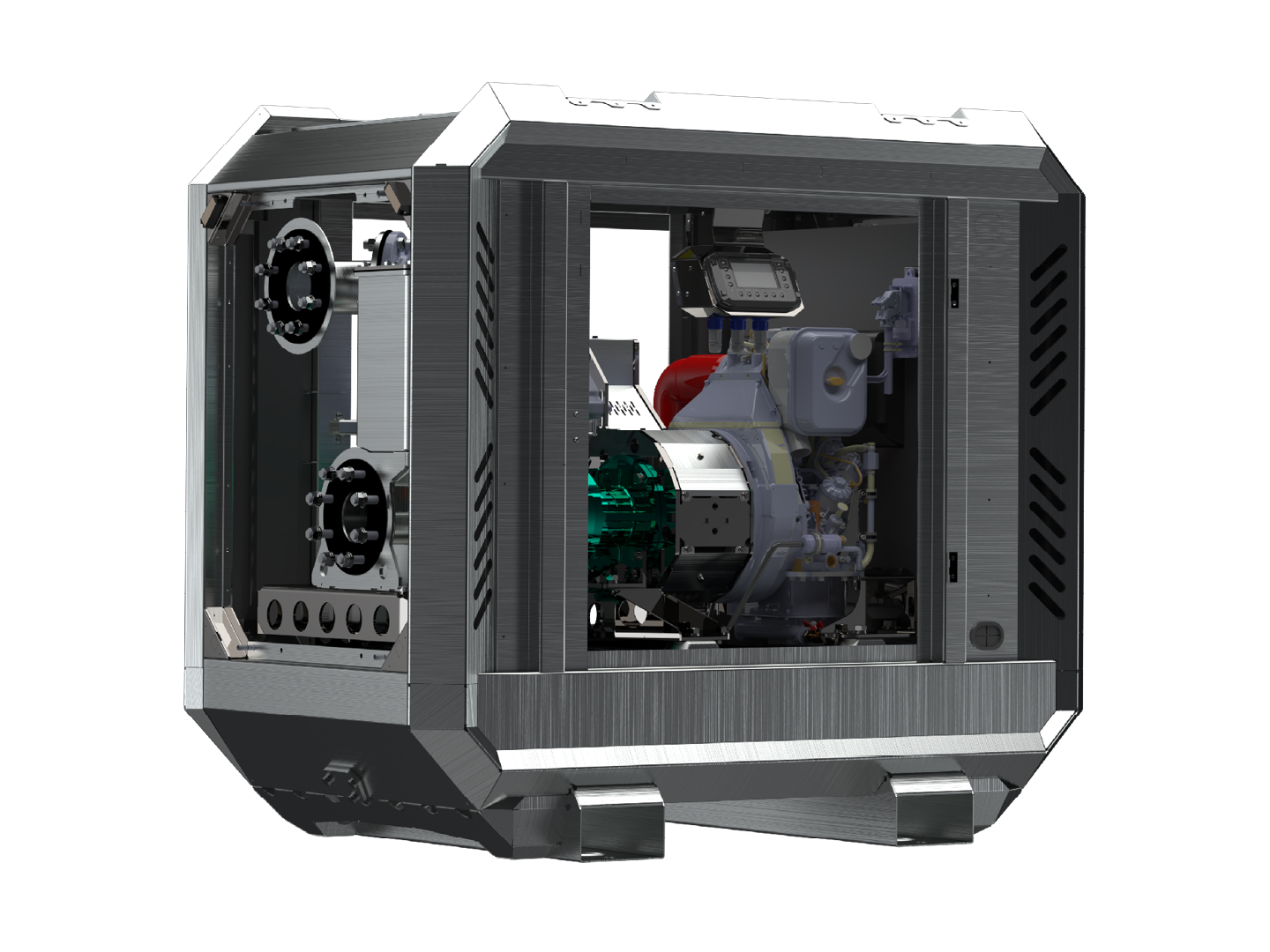Aeonpump Raptor 4D open behuizing