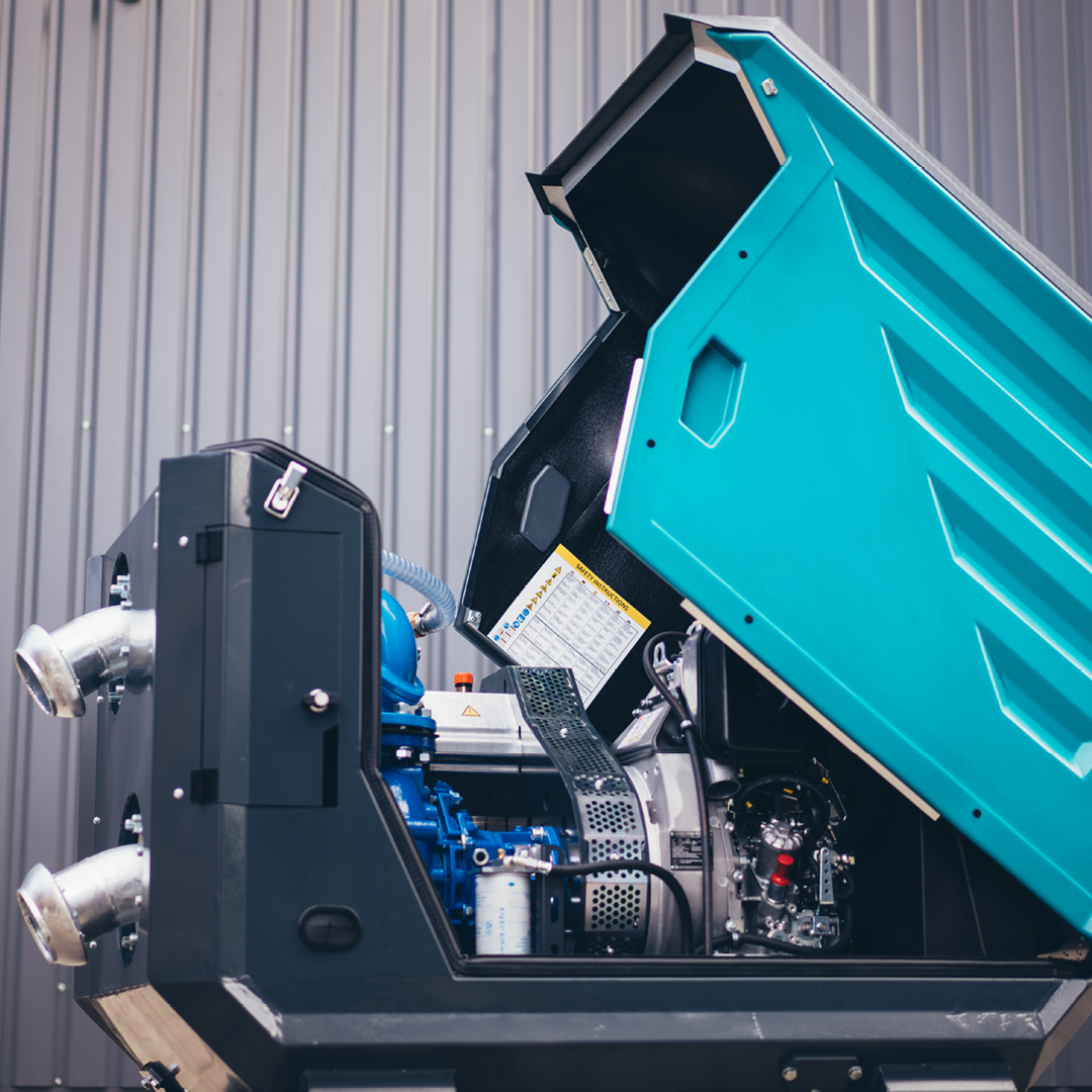 Aeonpump Raptor 4D productfoto behuizing open buiten