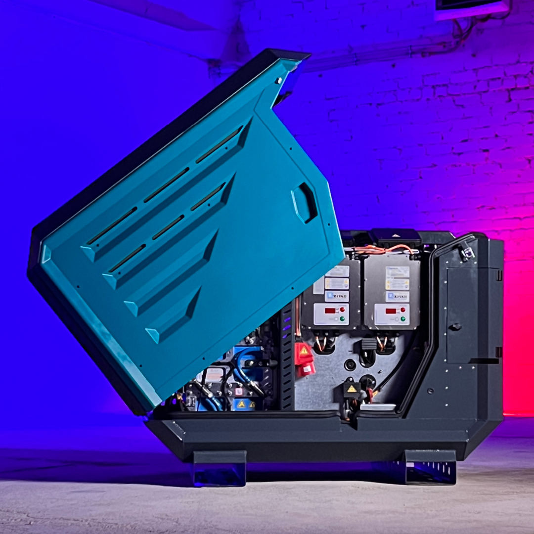 Aeonpump Raptor 4L Lite productfoto open + lichten