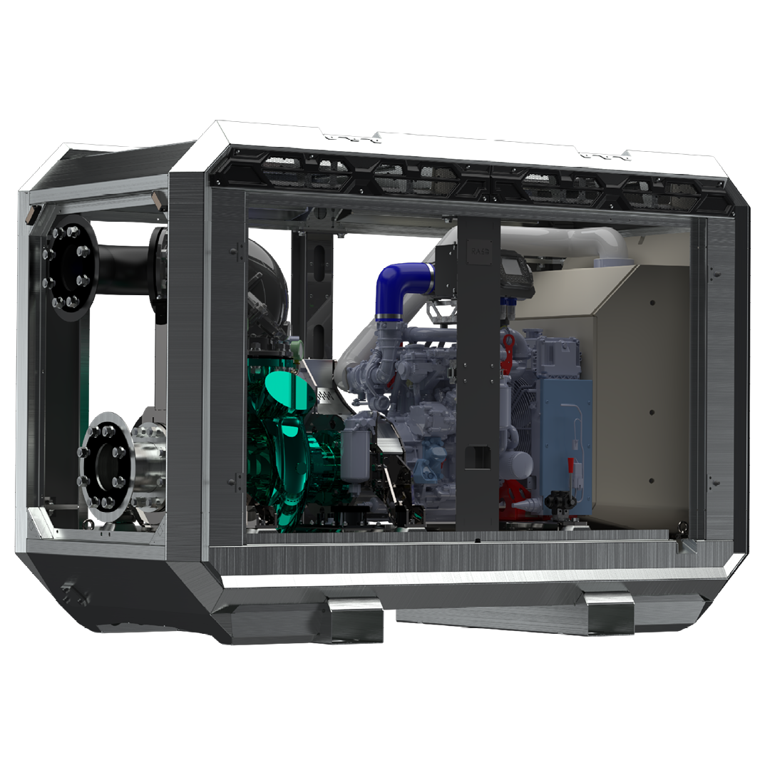 Aeonpump Raptor 6D productfoto open kast