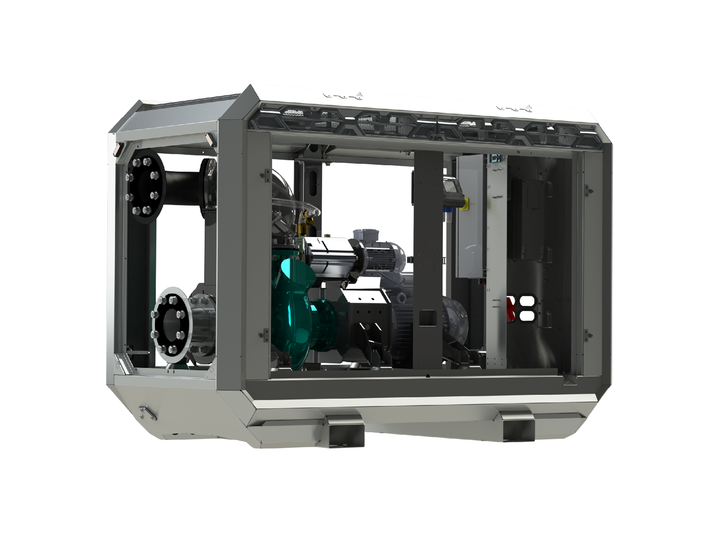 Aeonpump Raptor 6E Productfoto open behuizing