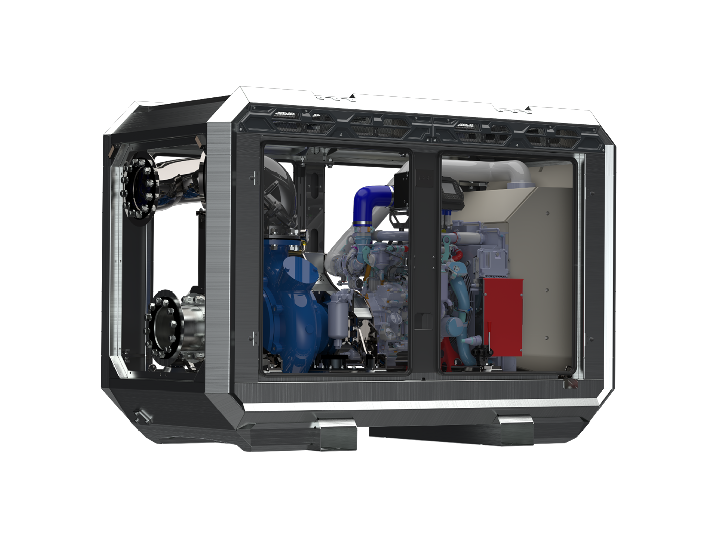 Aeonpump Raptor 8D productfoto open kast