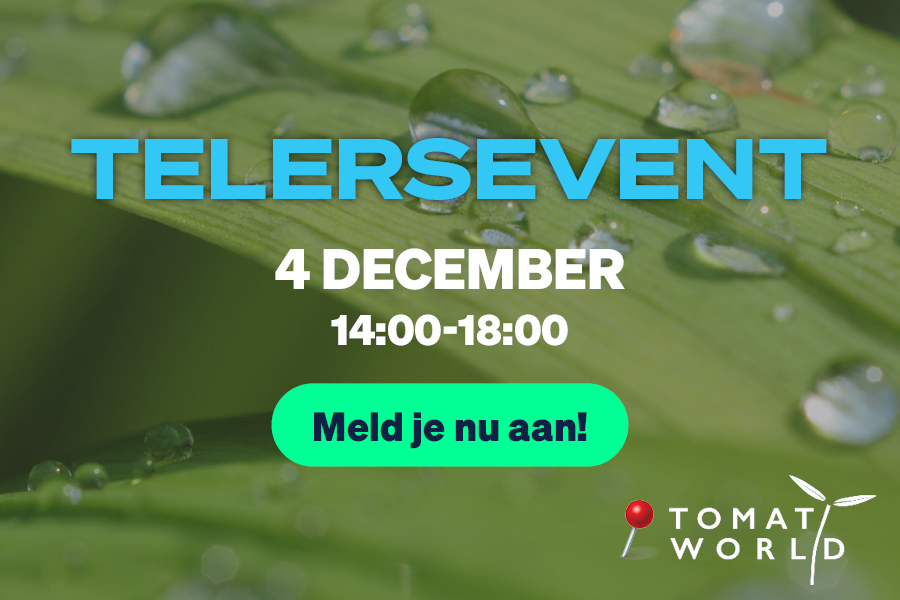 Uitnodiging telersevent tomatoworld 4 december